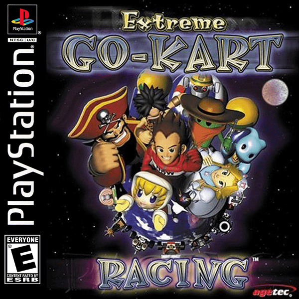 Extreme Go-Kart Racing box art for Playstation